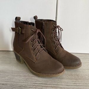Ankle boots Sherpa-lined Brown size 38